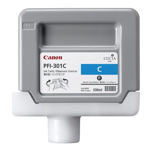 Canon PFI-301C cyan ink cartridge (original Canon) 1487B001 018284 - 1