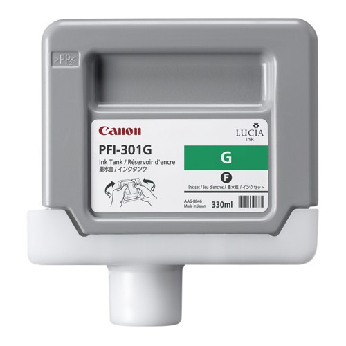 Canon PFI-301G green ink cartridge (original Canon) 1493B001 018296 - 1