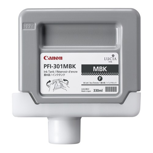 Canon PFI-301MBK matte black ink cartridge (original Canon) 1485B001 018280 - 1