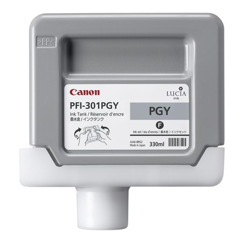 Canon PFI-301PGY photo grey ink cartridge (original Canon) 1496B001 018302 - 1