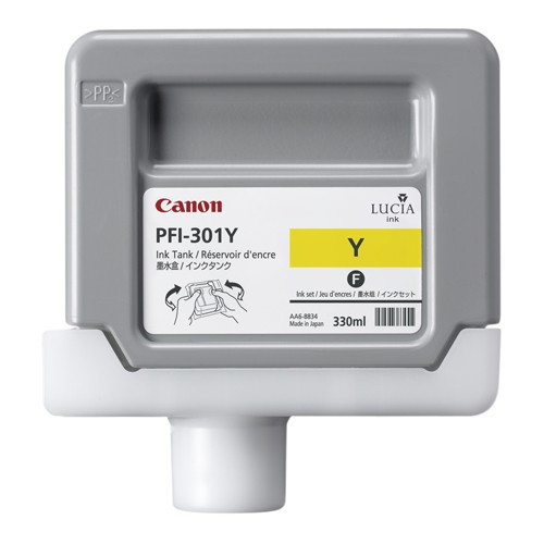 Canon PFI-301Y yellow ink cartridge (original Canon) 1489B001 018288 - 1