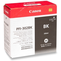 Canon PFI-302BK black ink cartridge (original Canon) 2216B001 018334