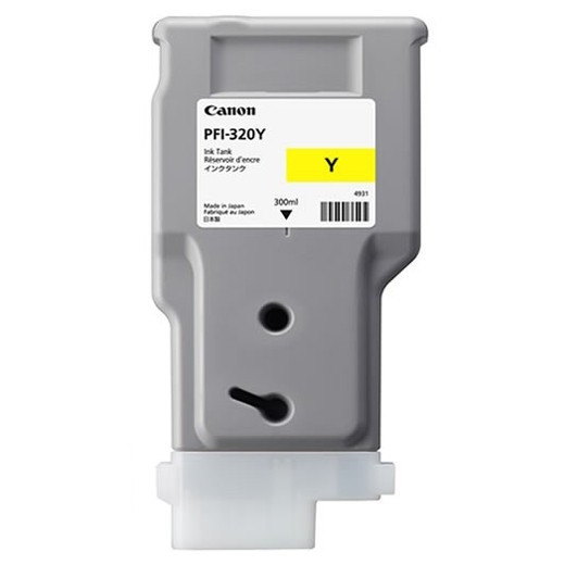 Canon PFI-320Y high capacity yellow ink cartridge (original Canon) 2893C001AA 018442 - 1