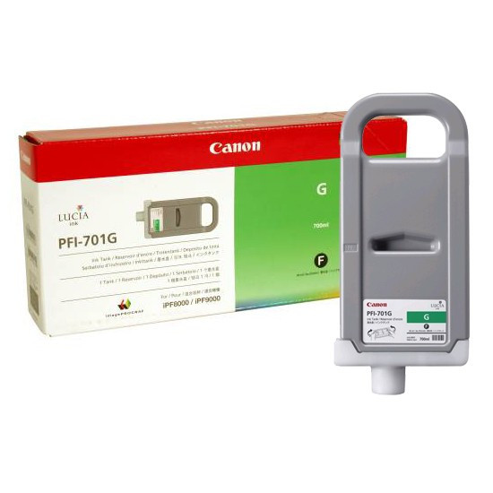 Canon PFI-701G green ink cartridge (original Canon) 0907B005 018320 - 1