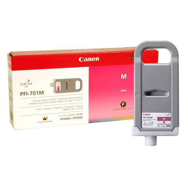 Canon PFI-701M magenta ink cartridge (original Canon) 0902B005 018310 - 1