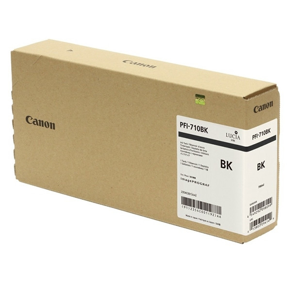 Canon PFI-710BK black ink cartridge (original Canon) 2354C001 010176 - 1