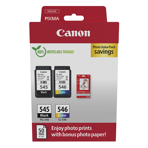 Canon PG-545/CL-546 photo value pack (original Canon) 8287B008 132262 - 1