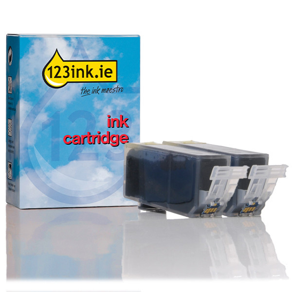 Canon PGI-520PGBK black ink cartridge 2-pack (123ink version) 2932B009C 132085 - 1