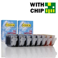 Canon PGI-5BK / CLI-8C/M/Y ink cartridge 8-pack (123ink version)  127110