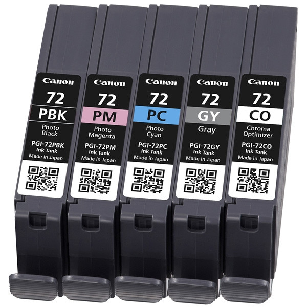 Canon PGI-72 PBK/PM/PC/GY/CO ink cartridge 5-pack (original Canon) 6403B007 018848 - 1