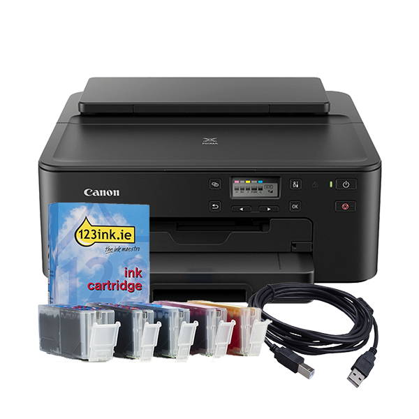 Canon Printer bundle: Canon Pixma TS705a + Canon PGI-580 ink cartridge 5-pack  847330 - 1