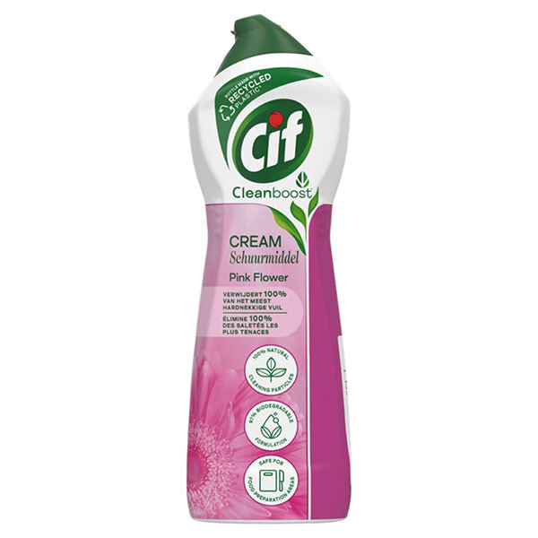 Cif Pink Flower abrasive cream cleaner, 750ml  SCI00119 - 1