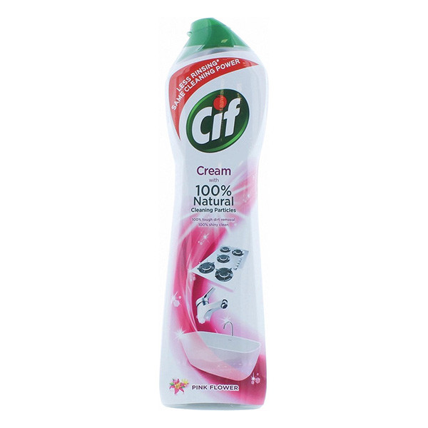 Cif Pink Flower liquid abrasive cream cleaner, 500ml  SCI00035 - 1