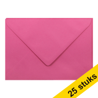 Clairefontaine C5 intense pink coloured envelopes, 120g (5 x 5-pack)