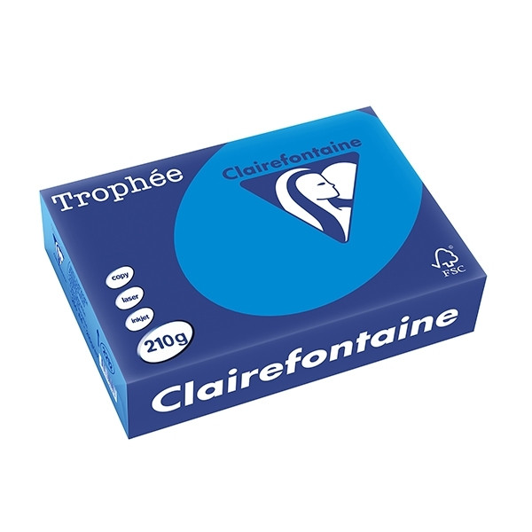 Clairefontaine Caribbean blue A4 coloured paper, 210 gsm (250 sheets) 2212PC 250101 - 1