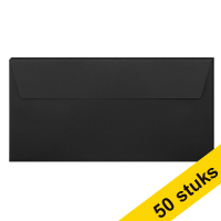 Clairefontaine EA5/6 black coloured envelopes, 120g (10 x 5-pack)