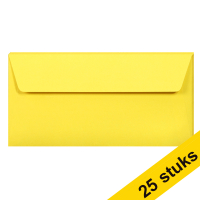 Clairefontaine EA5/6 intense yellow coloured envelopes, 120g (5 x 5-pack)