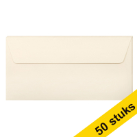 Clairefontaine EA5/6 ivory coloured envelopes, 120g (10 x 5-pack)