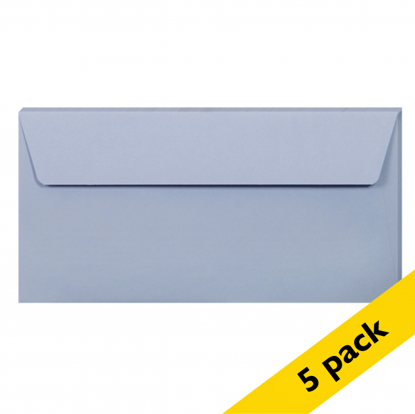 Clairefontaine EA5/6 lavender coloured envelopes, 120g (5-pack ...