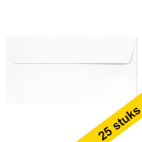 Clairefontaine EA5/6 white coloured envelopes, 120g (5 x 5-pack)