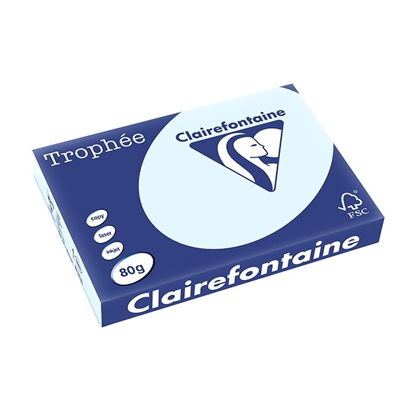 Clairefontaine azure A3 coloured paper, 80gsm (500 sheets) 1881C 250113 - 1