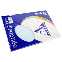 Clairefontaine azure blue A4 coloured paper, 160gsm (50 sheets) 4151C 250018