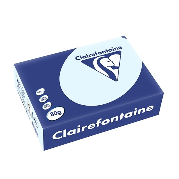 Clairefontaine azure blue A5 coloured paper, 80gsm (500 sheets) 2913C 250035 - 1