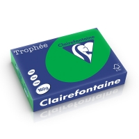 Clairefontaine billiard green A4 coloured paper, 160gsm (250 sheets) 1007C 250265