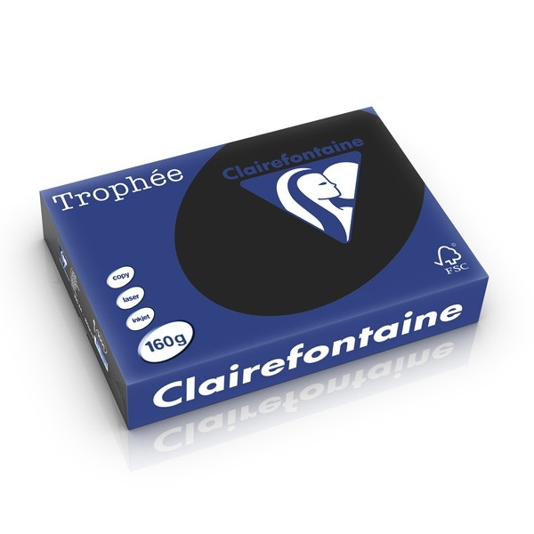 Clairefontaine black A4 coloured paper, 160 gsm (250 sheets) 1001C 250267 - 1