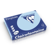 Clairefontaine blue A4 coloured paper, 120gsm (250 sheets) 1213C 250205