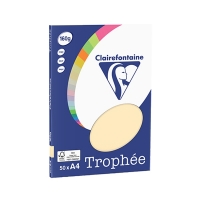 Clairefontaine chamois A4 coloured paper, 160gsm (50 sheets) 4156C 250065