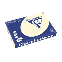 Clairefontaine cream A3 coloured paper, 160 gsm (250 sheets) 1108C 250144