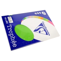 Clairefontaine grass green A4 coloured paper, 80gsm (100 sheets) 4115C 250011