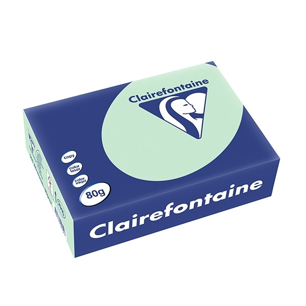 Clairefontaine green A5 coloured paper, 80gsm (500 sheets) 2915C 250037 - 1