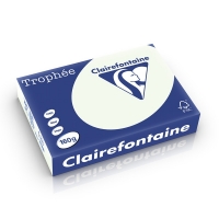 Clairefontaine light green A4 coloured paper, 160gsm (250 sheets) 1051C 250253