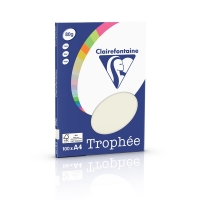 Clairefontaine pearl grey A4 coloured paper, 80gsm (100 sheets) 4118C 250034