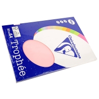 Clairefontaine pink A4 coloured paper, 160gsm (50 sheets) 4153C 250019