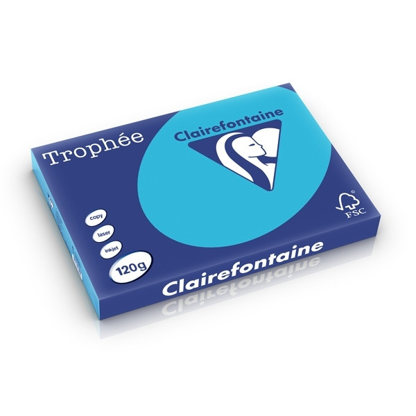 Clairefontaine royal blue A3 coloured paper, 120gsm (250 sheets) 1359C 250228 - 1