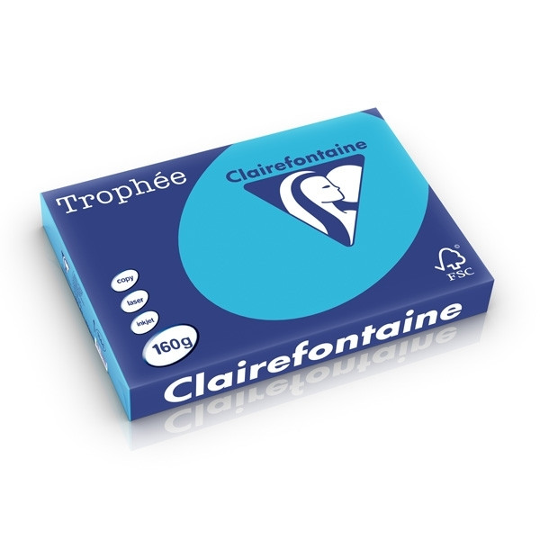 Clairefontaine royal blue A3 coloured paper, 160 gsm (250 sheets) 1144PC 250283 - 1