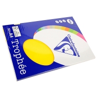 Clairefontaine sunset yellow A4 coloured paper, 160gsm (50 sheets) 4167C 250028