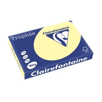 Clairefontaine yellow A3 coloured paper, 160gsm (250 sheets) 250147 250147