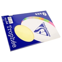 Clairefontaine yellow A4 coloured paper, 80gsm (100 sheets) 4107 250003