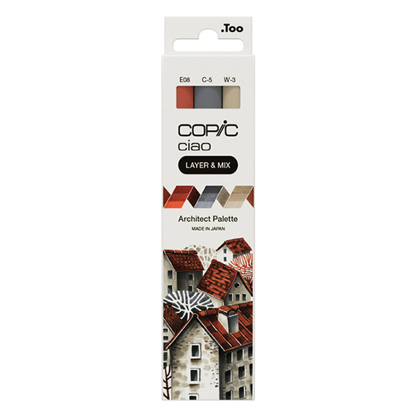 Copic Ciao Layer & Mix Architect Palette marker set (3-pack 220750304 311009 - 1