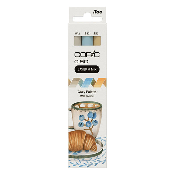 Copic Ciao Layer & Mix Cozy Palette marker set (3-pack) 220750305 311011 - 1