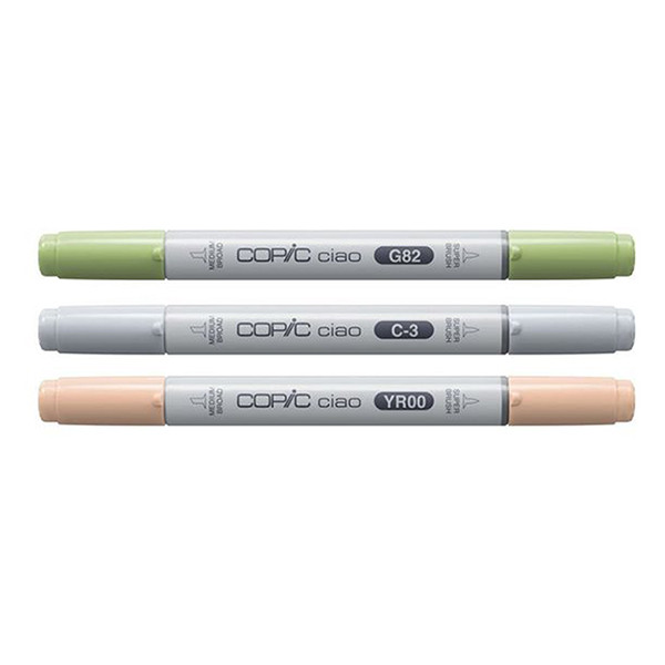 Copic Ciao Layer & Mix Natural Palette marker set (3-pack) 220750309 311003 - 2