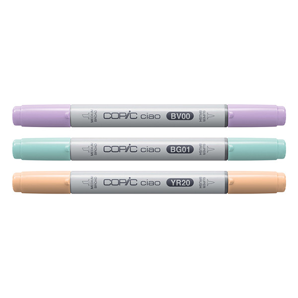 Copic Ciao Layer & Mix Pastel Palette marker set (3-pack) 220750301 311006 - 2