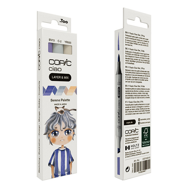 Copic Ciao Layer & Mix Serene Palette marker set (3-pack) 220750310 311005 - 4