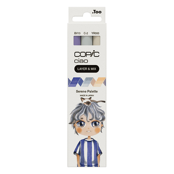 Copic Ciao Layer & Mix Serene Palette marker set (3-pack) 220750310 311005 - 1