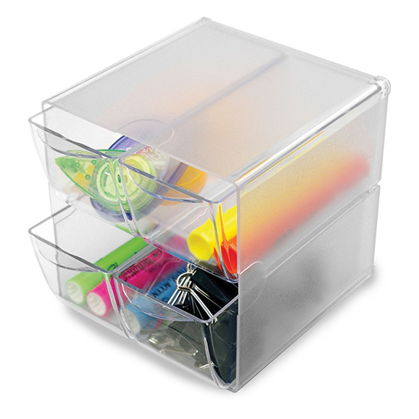 Deflecto Classic Cube organiser (4 drawers) 350301 423355 - 1