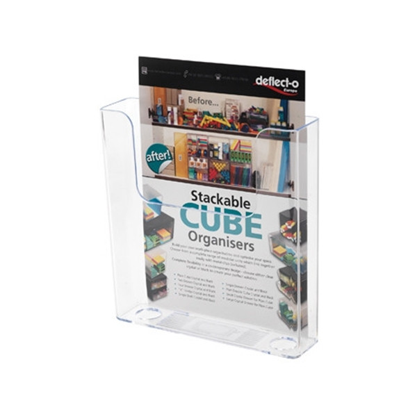 Deflecto wall brochure holder A4 DE76401 400505 - 1